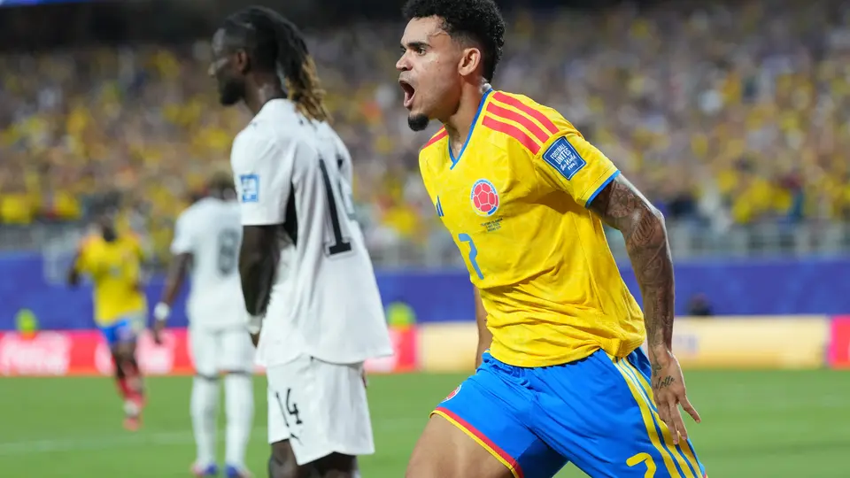 Luis Díaz, jugador de Colombia | AP