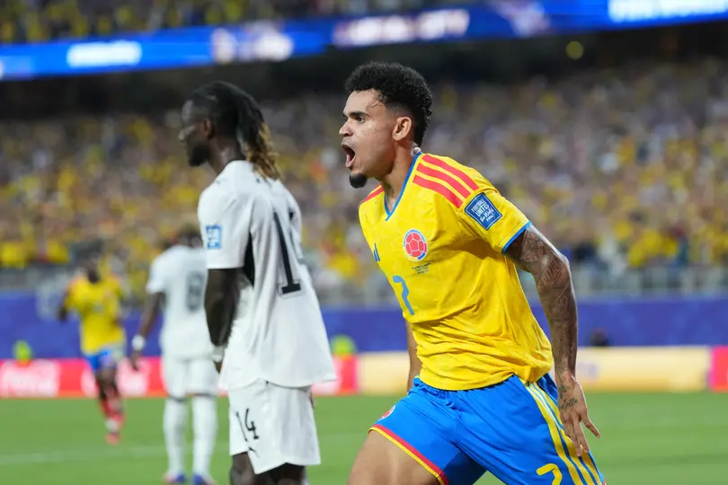 Luis Díaz, jugador de Colombia | AP