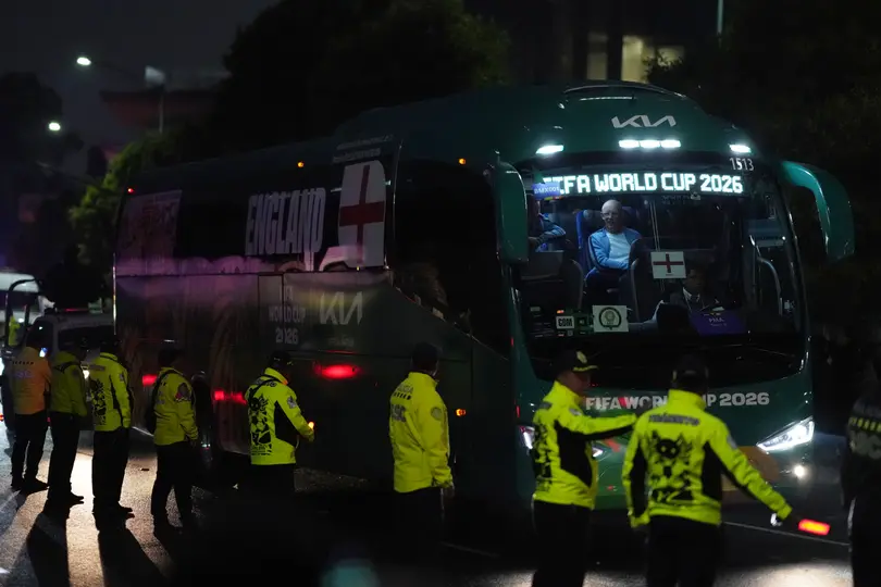 Llegada de Selección de Inglaterra | AP