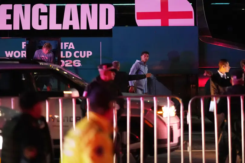 Llegada de Selección de Inglaterra | AP