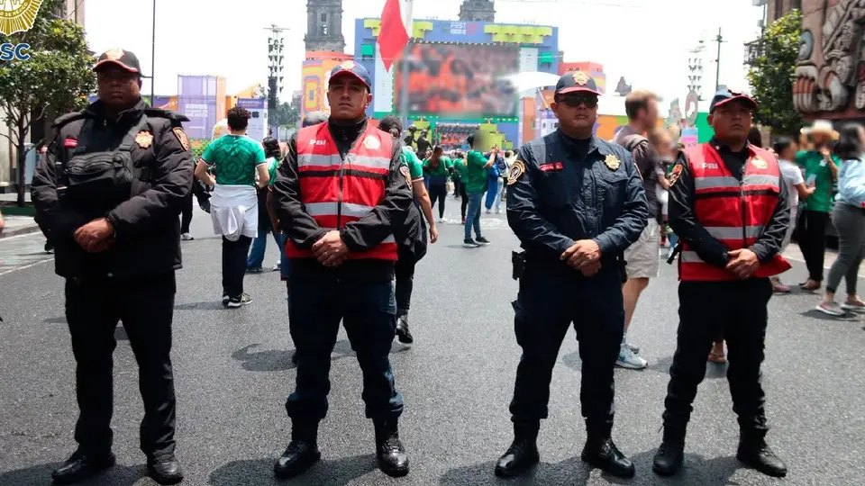 En el FanFest del Zócalo estarán desplegados 3 mil 300 elementos / Especial
