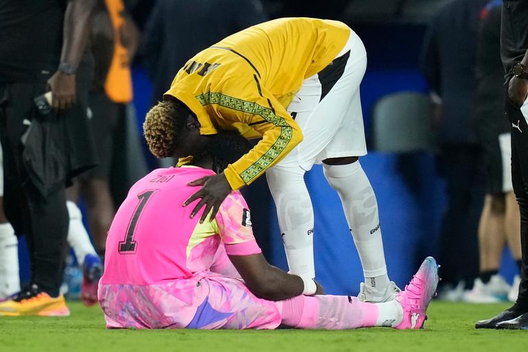Eliminación de Ghana ante Colombia | AP