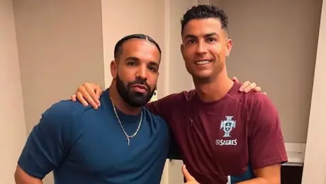 Drake y Cristiano Ronaldo juntos en Toronto