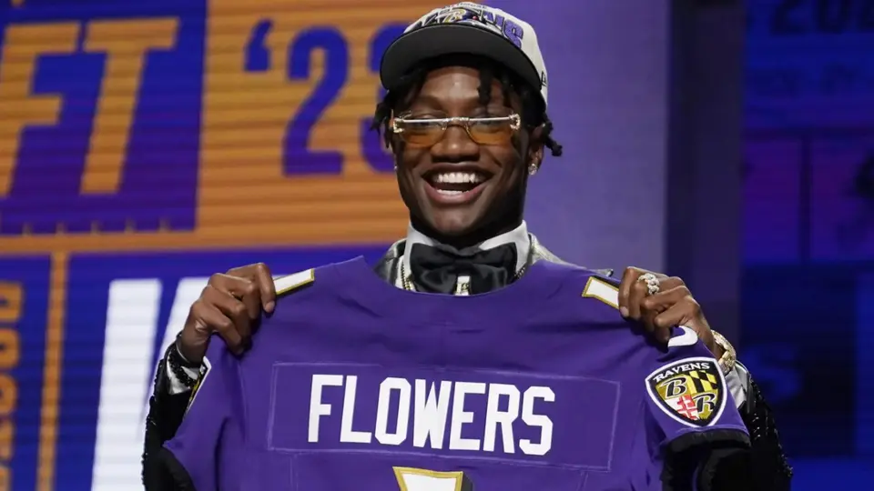 Zay Flowers, Baltimore Ravens | AP