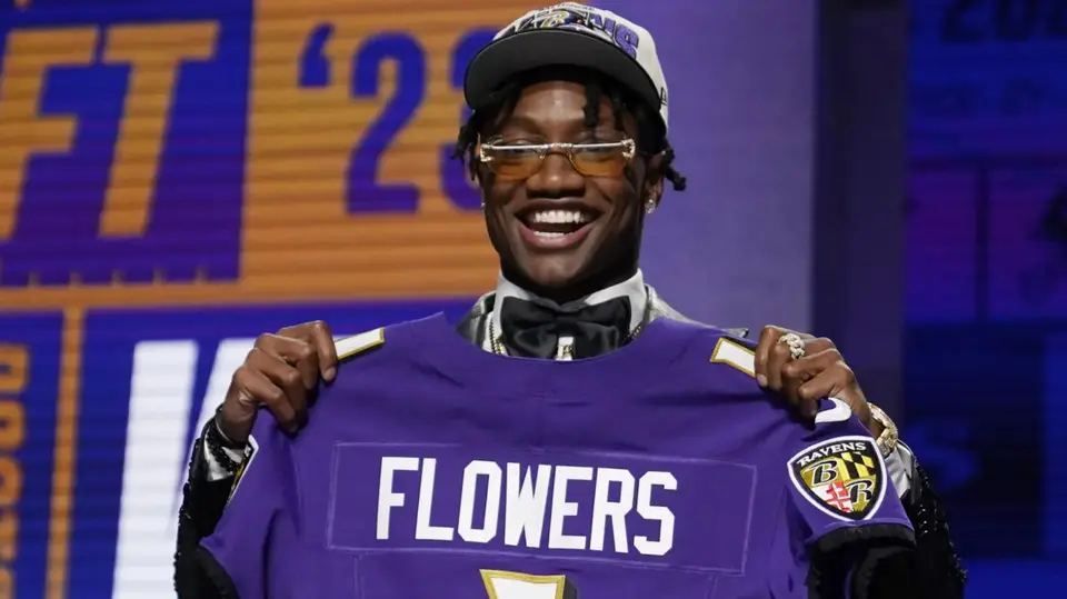 Zay Flowers, Baltimore Ravens | AP