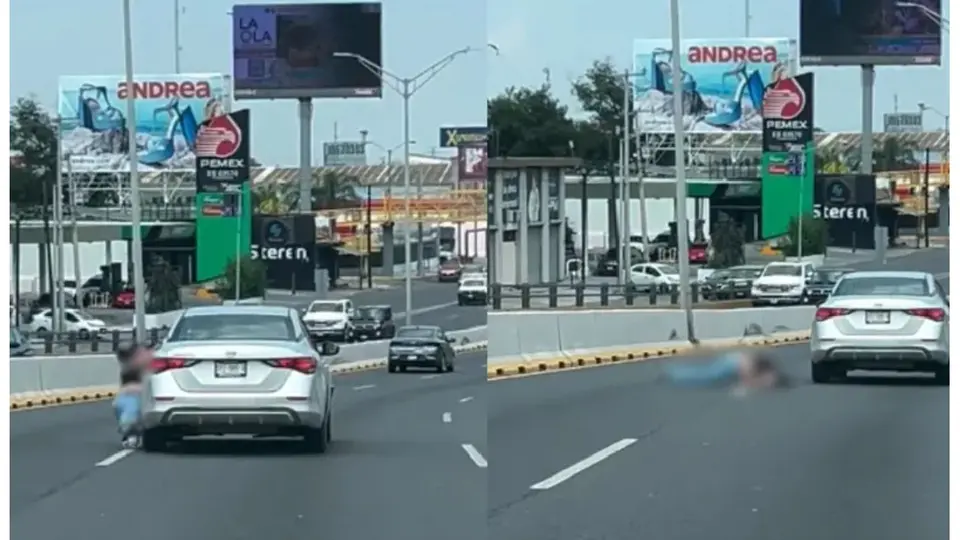 Video: automovilista arrastra a una mujer y la deja inconsciente en plena vía pública