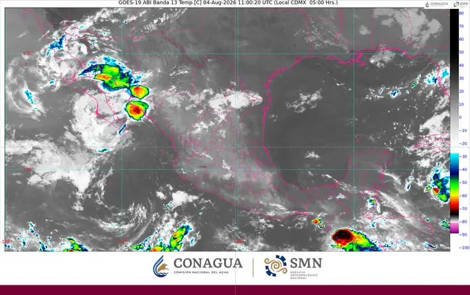 El SMN advirtió que las precipitaciones podrían provocar el aumento en los niveles de ríos y arroyos durante esta semana./ CONAGUA