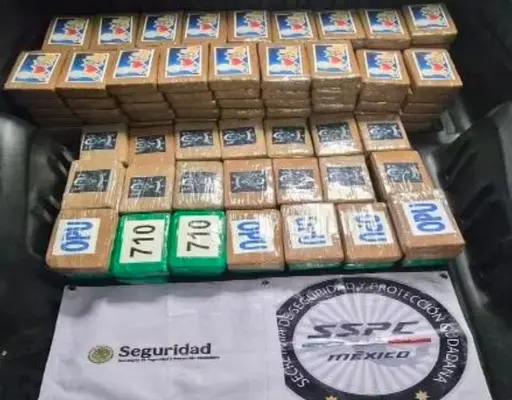 Detienen en Tlalpan a hombre con 217 kilos de cocaína ocultos en un vehículo