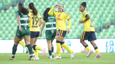 ¡Golpe de campeonas! América Femenil golea a Santos en el inicio de su torneo