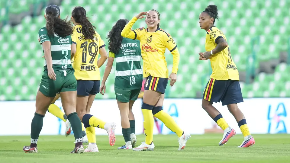 ¡Golpe de campeonas! América Femenil golea a Santos en el inicio de su torneo