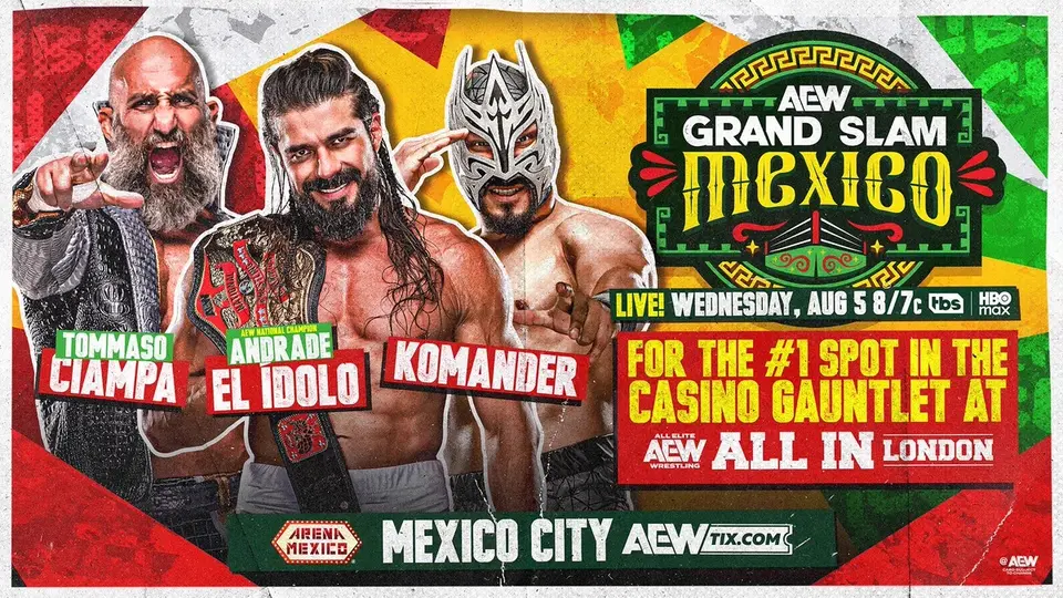 Andrade El Ídolo en AEW Grand Slam | AEW