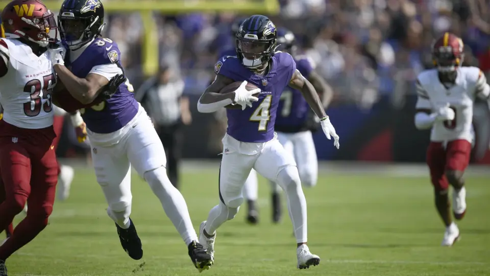 Zay Flowers, Baltimore Ravens | AP
