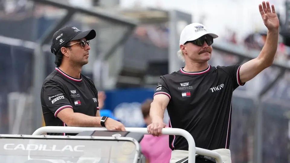 Checo Perez y Valterri Bottas con Cadillac | AP