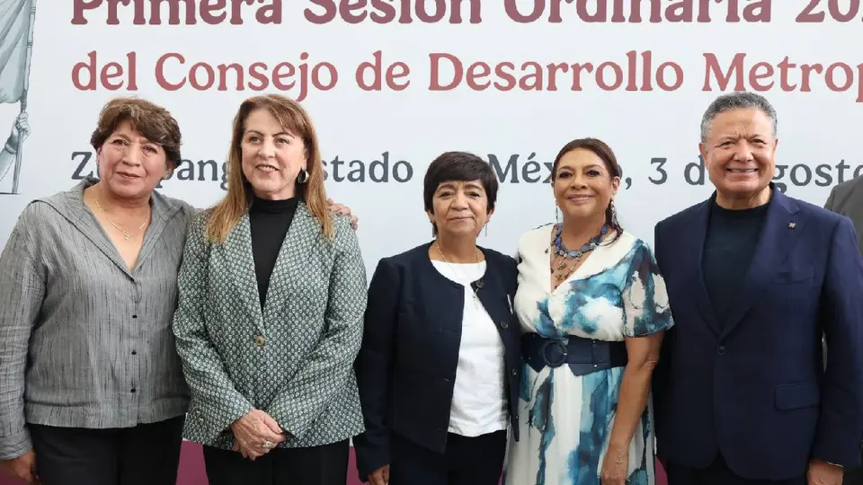 Clara Brugada Brugada encabeza la presentación de la nueva delimitación de la Zona Metropolitana del Valle de México / @ClaraBrugadaM