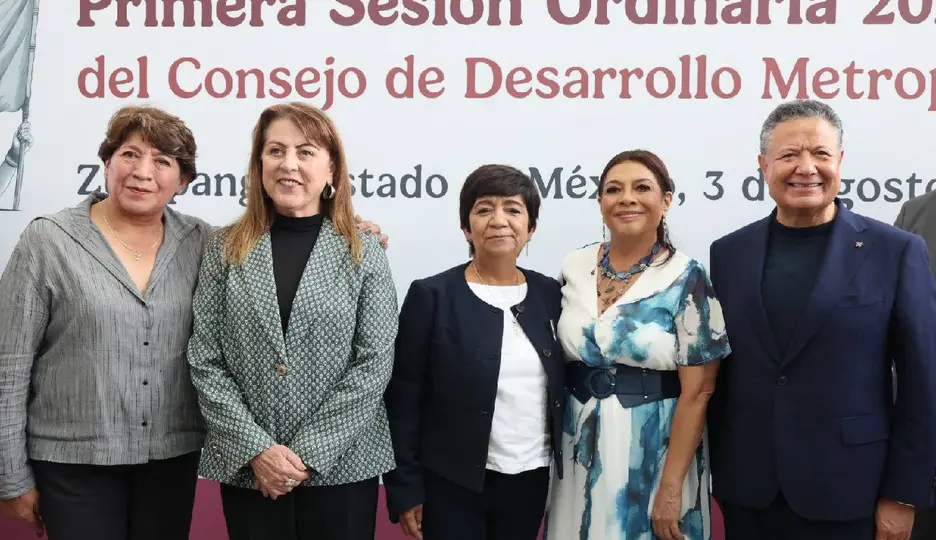 Clara Brugada Brugada encabeza la presentación de la nueva delimitación de la Zona Metropolitana del Valle de México / @ClaraBrugadaM