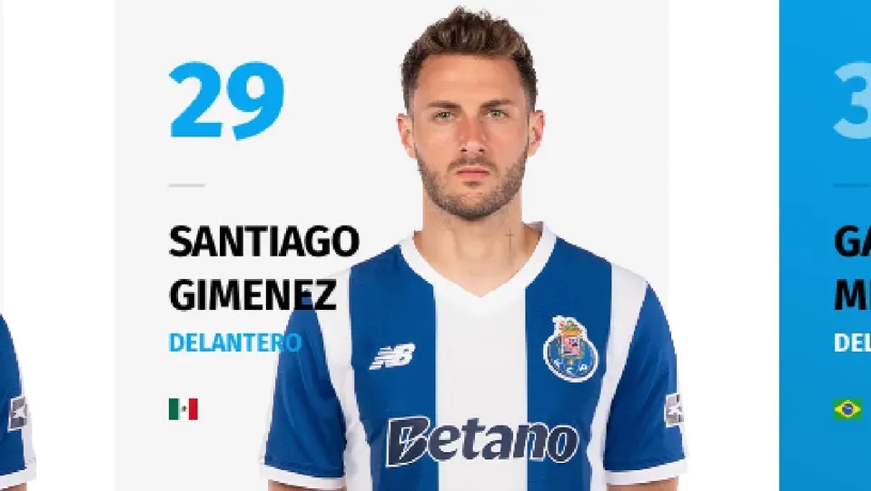 Santiago Giménez en el Porto l Captura