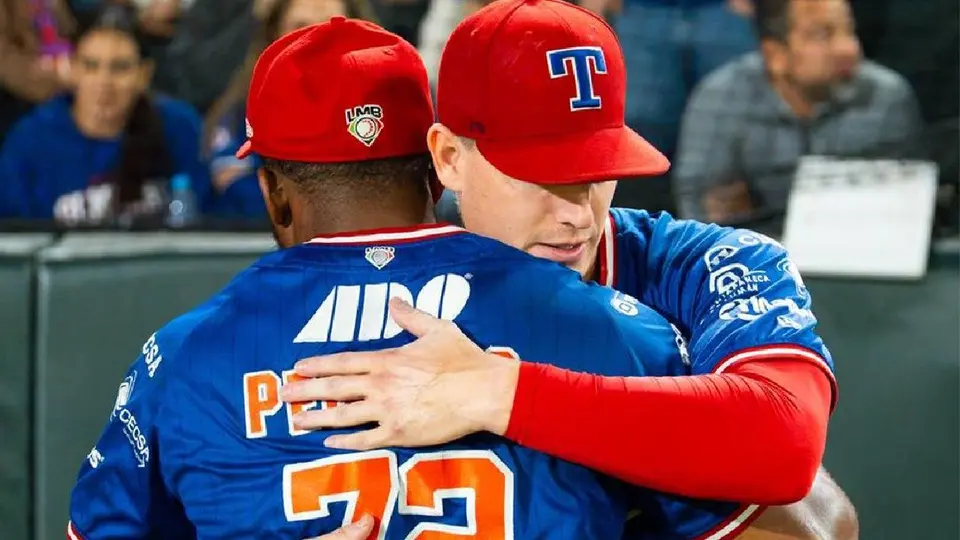 Olmecas celebrando triunfo en la Serie de Campeonato de la Zona Sur | X @OlmecasTabasco