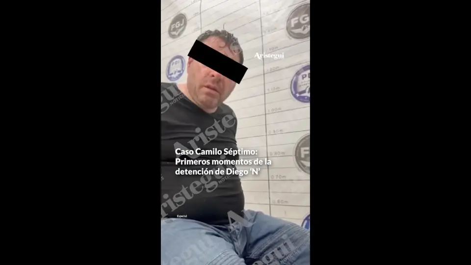 Aparecen nuevas imágenes de Diego Sebastián “N ante las autoridades / Especial