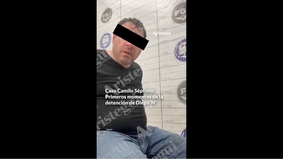 Aparecen nuevas imágenes de Diego Sebastián “N ante las autoridades / Especial