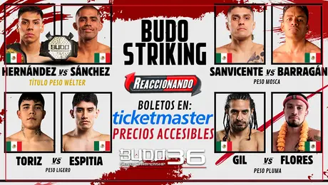 ¡EN VIVO! BUDO SENTO 36: desde el GIMNASIO JUAN DE LA BARRERA