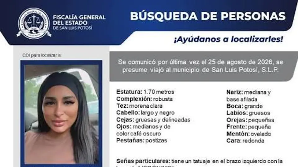 La mujer fue reportada como desaparecida el 28 de agosto./especial
