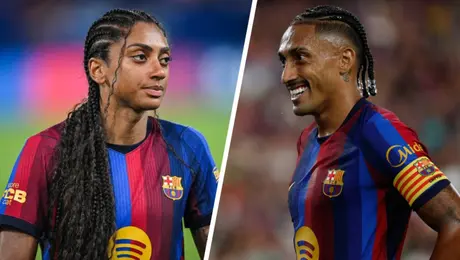 Aficionados del Barcelona confunden a una jugadora del equipo femenino con Raphinha