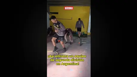 ¡Increíble! Así entrena un equipo de Segunda en Argentina