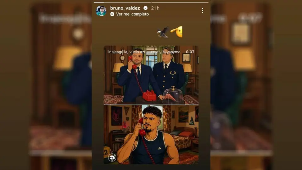 Historia de Instagram de Bruno Valdez | CAPTURA