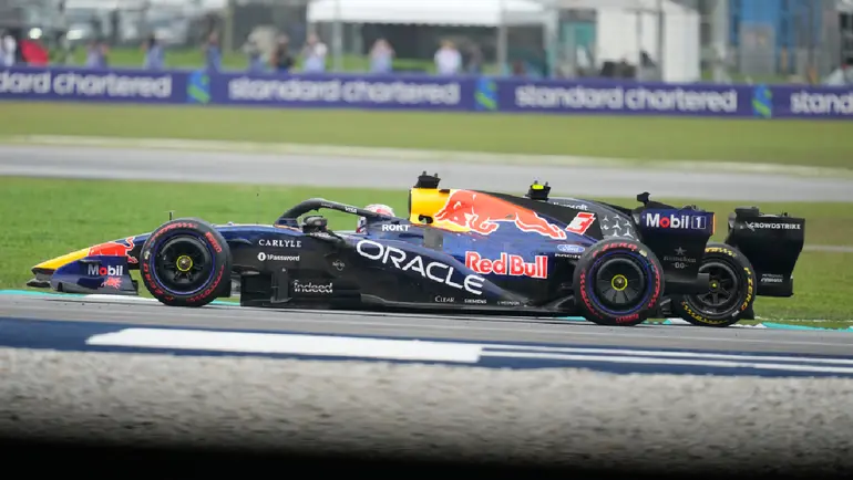 Max Verstappen, en el GP de Bahréin 2026 | AP