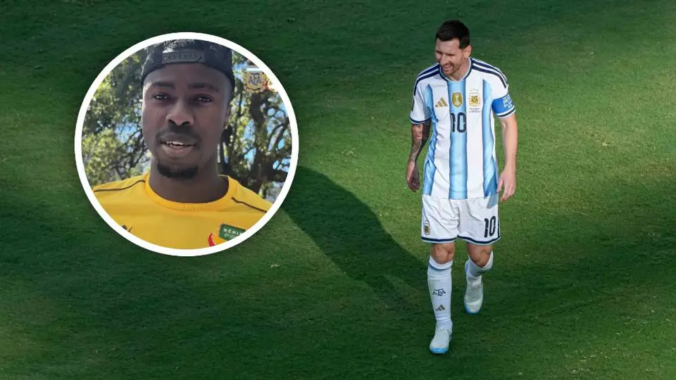 Jugador de Benín jura por su madre que se quedará con la última camiseta de Messi con Argentina