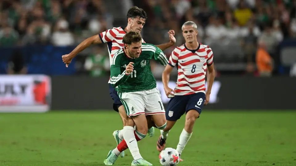 Santiago Giménez durante el amistosos México vs Estados Unidos | IMAGO7