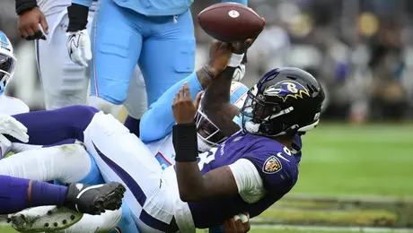 NFL: ¿Qué le pasó a Lamar Jackson en la victoria de los Ravens contra Titans?