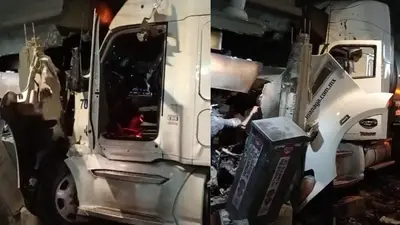 Pipa se queda sin control y termina dentro de panadería en Iztapalapa