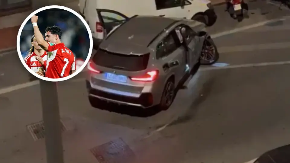 Jugador Español choca y causa accidente; esto es lo que se sabe