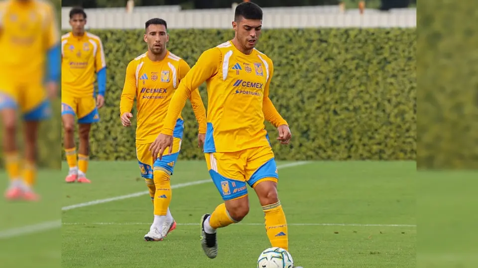 Jugadores de Tigres en su amistoso en la Fecha FIFA | X: @TigresOficial