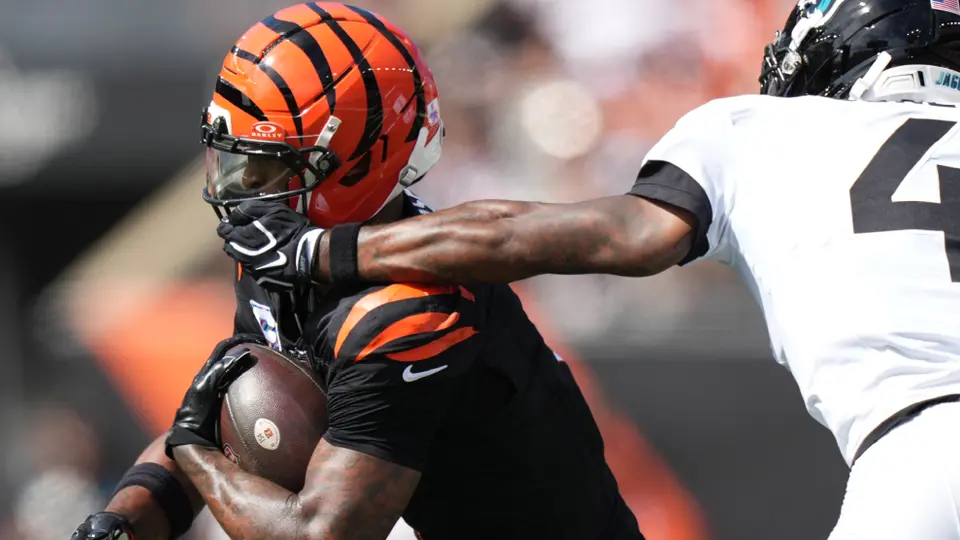 Ja'Marr Chase fuera por conmoción tras caer al suelo en partido de Bengals ante Jaguars