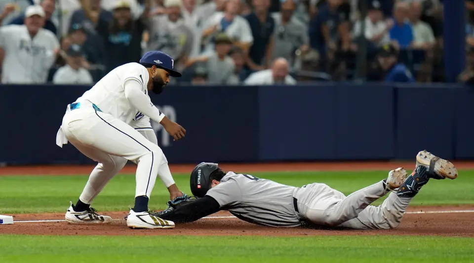 Rays consiguiendo un ponche impresionante ante los Yankees | AP