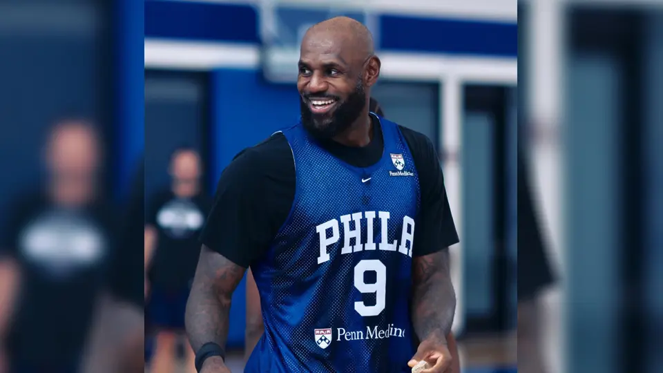¿Por qué LeBron James usa el número 9 con los 76ers? Esta es la razón detrás de su curioso debut