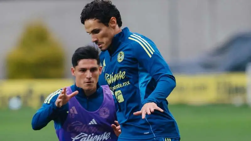 Raphael Veiga entrenando con el América | @ClubAmerica