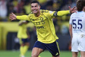 Cristiano Ronaldo festeja un gol Al-Nassr | X: @Cristiano
