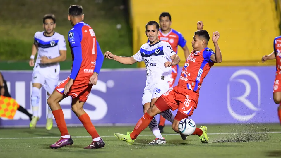 Monterrey en el juego de ida de la primera ronda de la CONCACAF Champions Cup I MEXSPORT