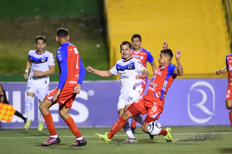 Monterrey en el juego de ida de la primera ronda de la CONCACAF Champions Cup I MEXSPORT