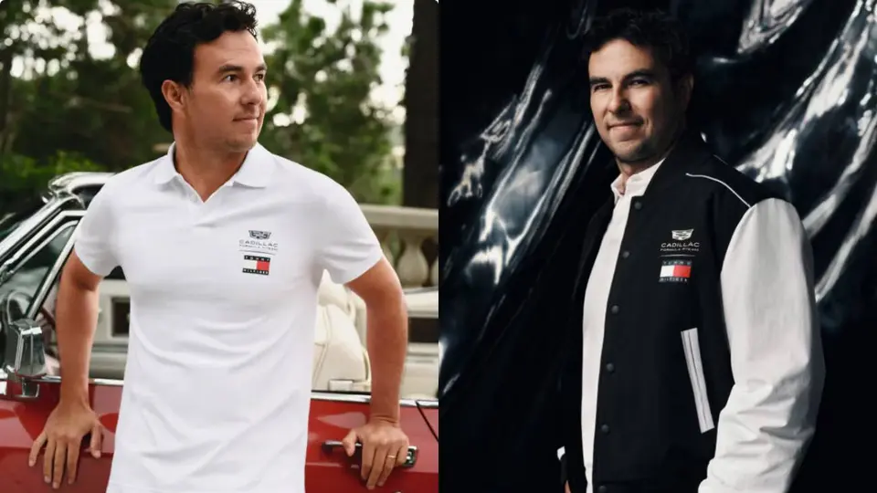 Checo Pérez con la nueva mercancía de Cadillac | Sitio Oficial Tommy Hilfiger