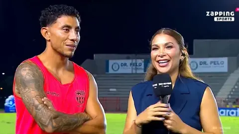 Joao Rojas fue entrevistado por su esposa | CAPTURA