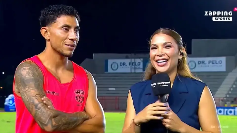 Joao Rojas fue entrevistado por su esposa | CAPTURA