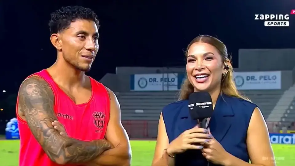 Joao Rojas fue entrevistado por su esposa | CAPTURA