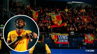 La afición de Lens defendió a Maximin | X @RCLens