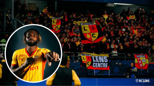 La afición de Lens defendió a Maximin | X @RCLens
