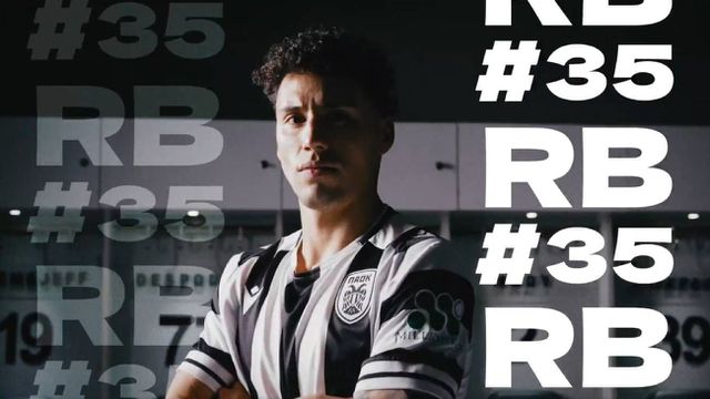 Jorge Sánchez en su presentación como jugador del PAOK | X: @PAOK_FC