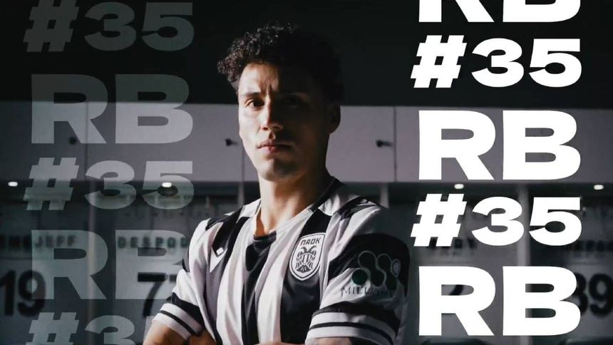 Jorge Sánchez en su presentación como jugador del PAOK | X: @PAOK_FC